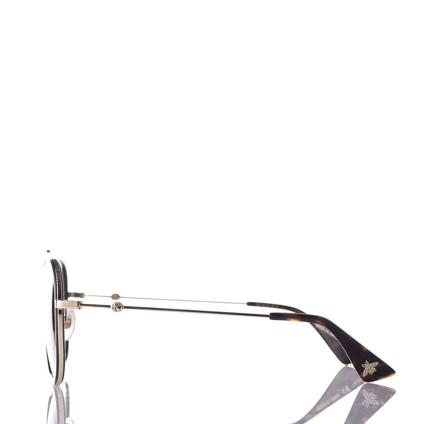 Web Aviator Sunglasses GG0062S Green Red
