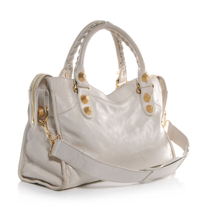 Balenciaga Agneau Giant 21 Gold Hardware City White 3 of 16