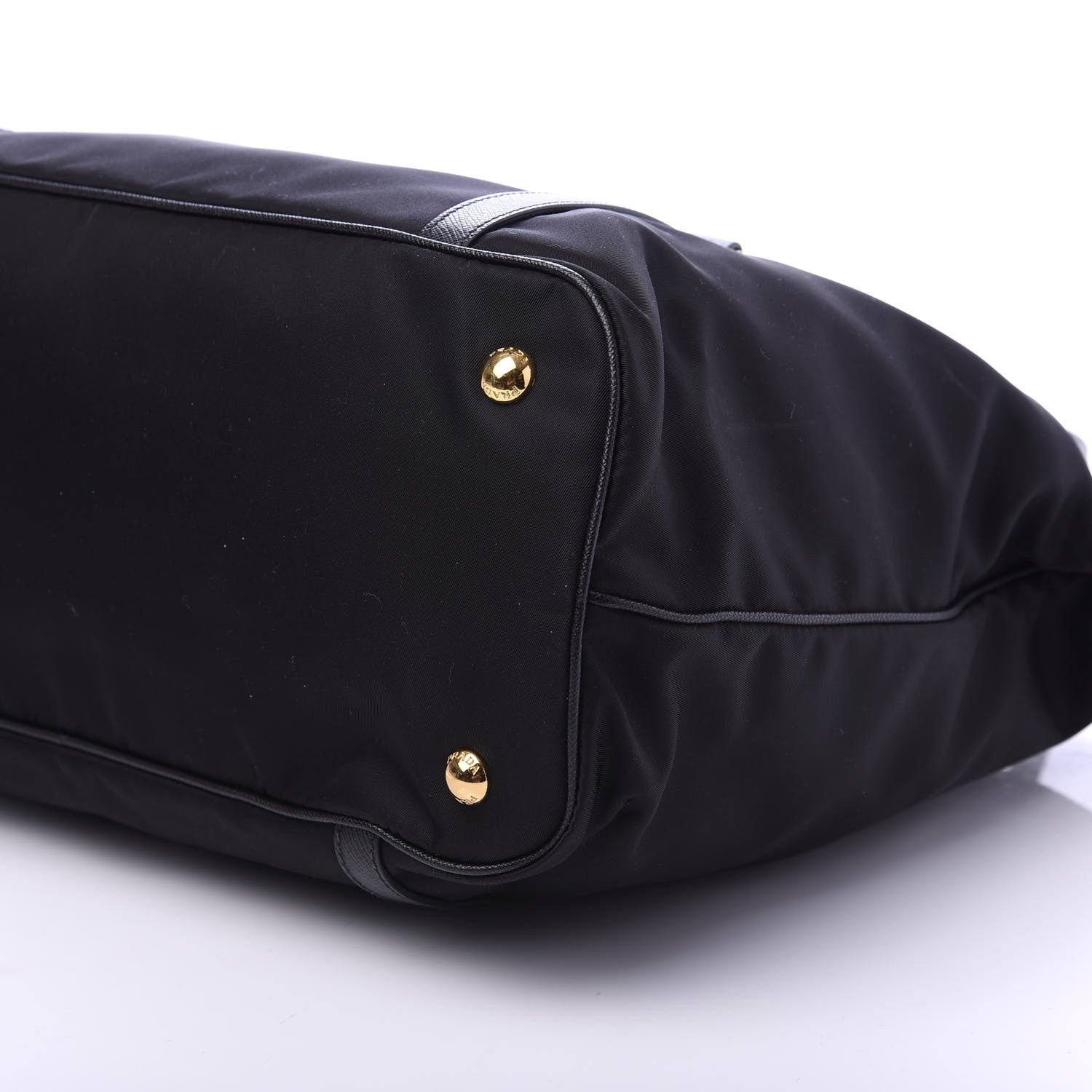 Prada Tessuto Nylon Saffiano Tote Black 8 of 10