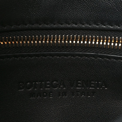 Bottega Veneta Lambskin Maxi Intrecciato Cassette Crossbody Bag Black 6 of 10