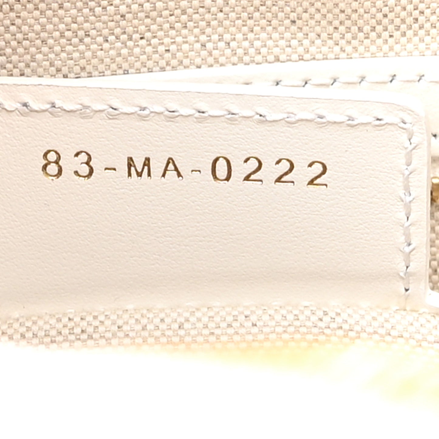 Calfskin Small Dior Vibe Zip Bowling Bag White