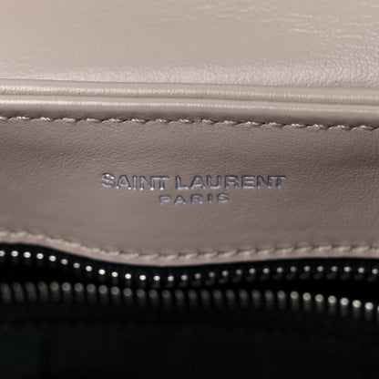 Saint Laurent Calfskin Y Quilted Monogram Toy Loulou Crossbody Bag Light Natural 7 of 11