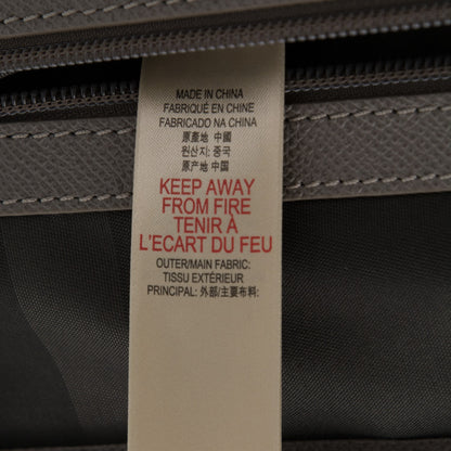 Burberry Grainy Calfskin Carry-On Suitcase Grey 8 of 12