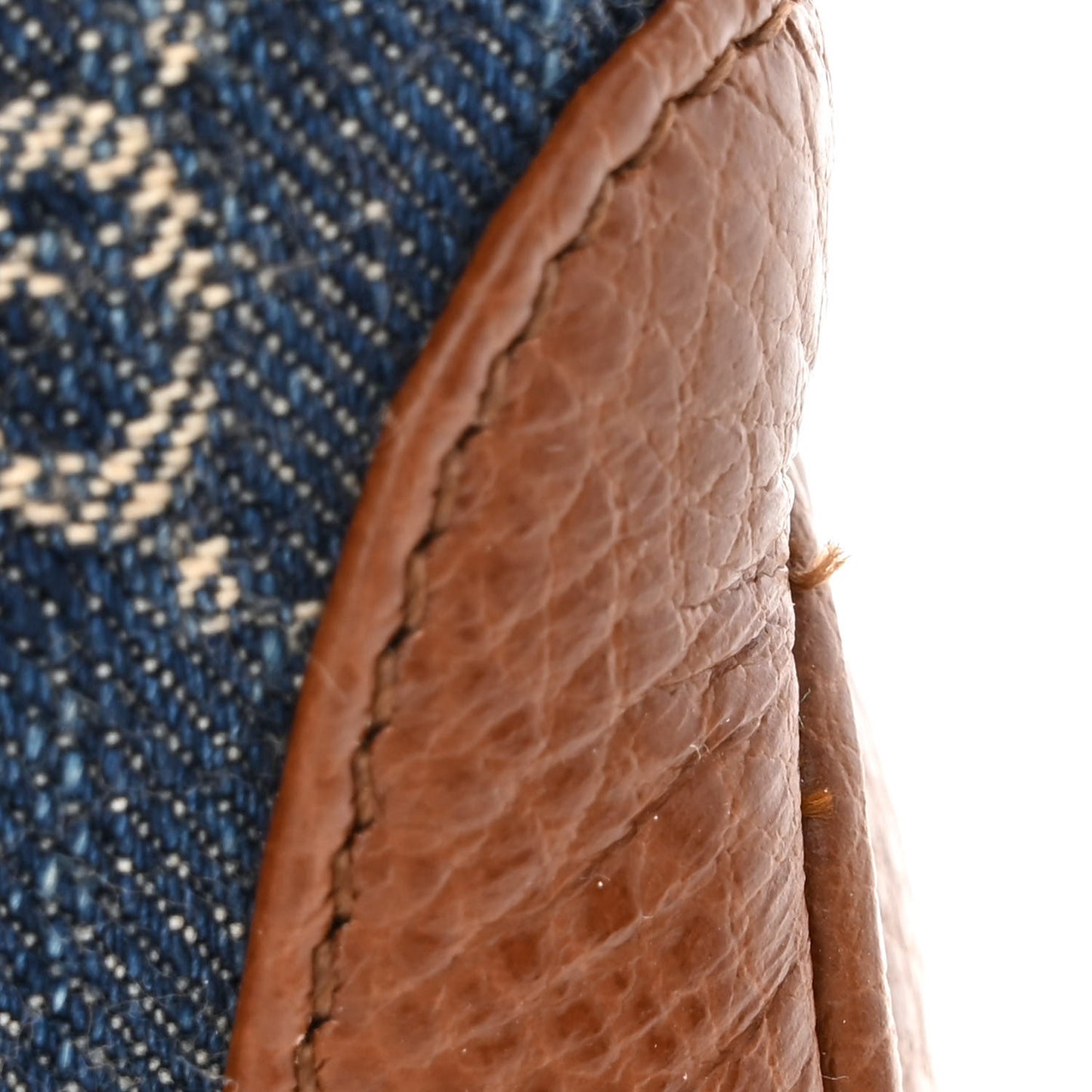 New Denim GG Monogram Calfskin Mini Jackie 1961 Hobo Blue Tea Cuir