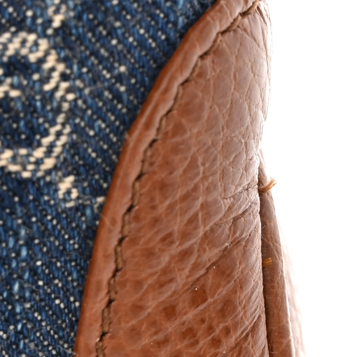 Gucci New Denim GG Monogram Calfskin Mini Jackie 1961 Hobo Blue Tea Cuir 11 of 11