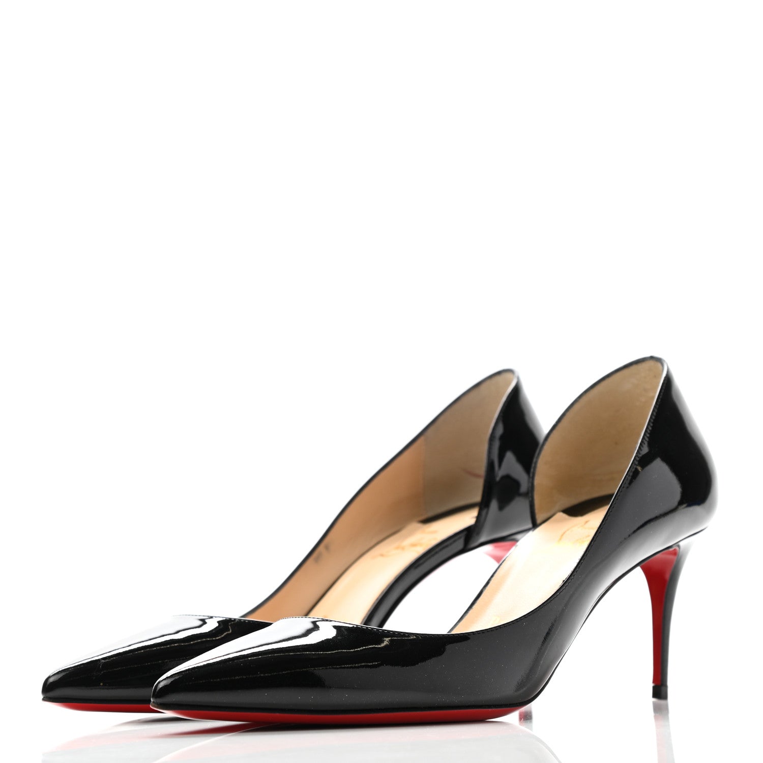 Christian Louboutin Patent Iriza 70 Pumps 37 Black 3 of 10