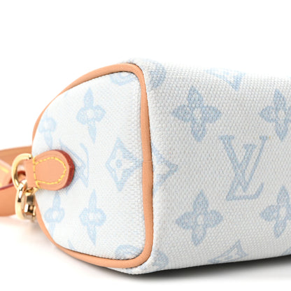 Louis Vuitton Monogram Origine Nano Speedy Bleu Courrier 8 of 10
