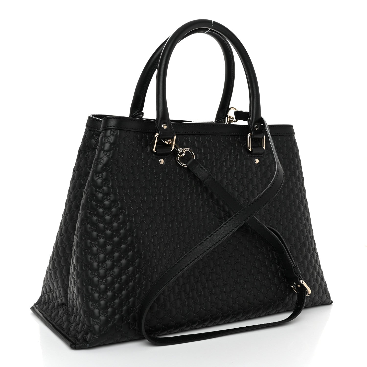 Gucci Soft Microguccissima Medium Tote Black 3 of 11