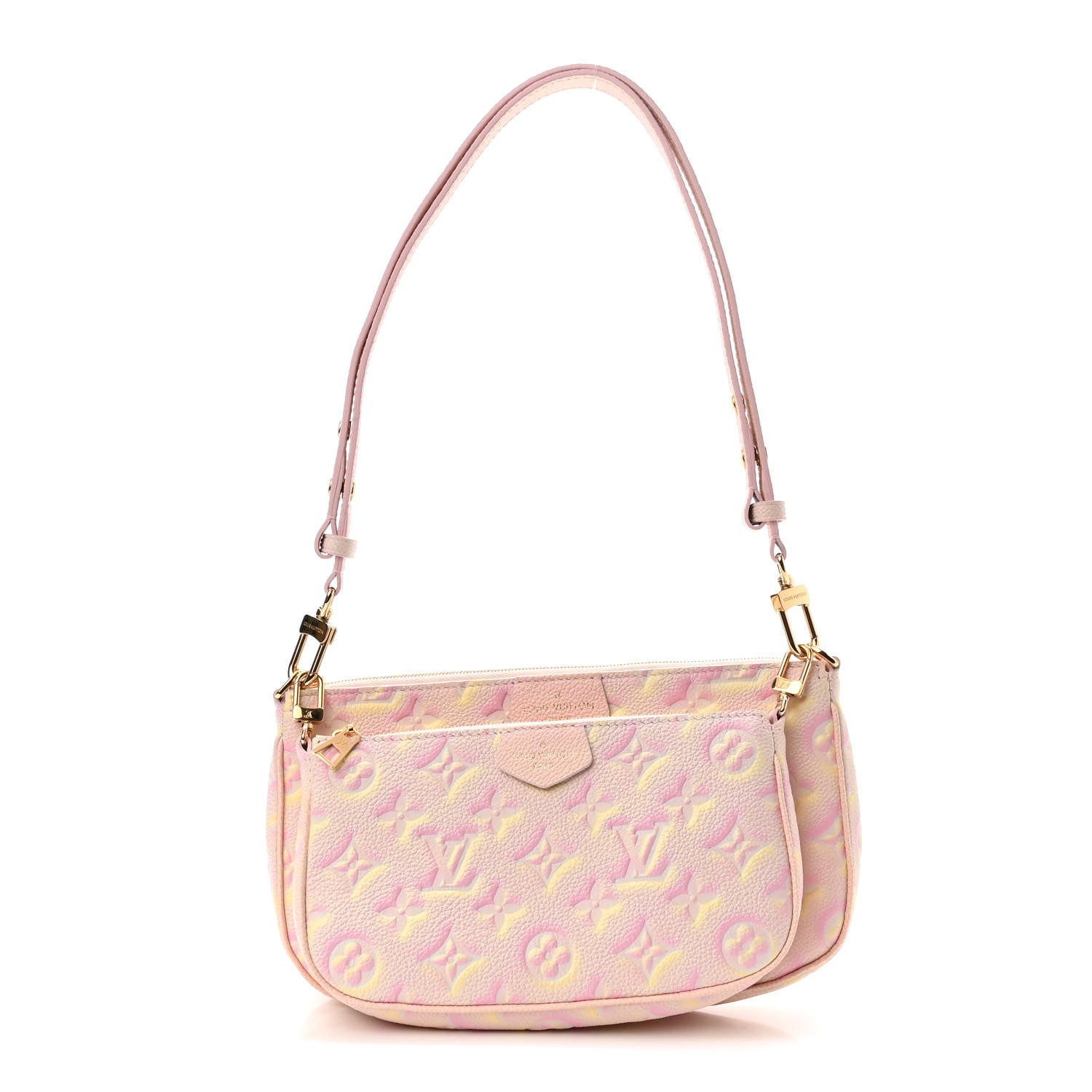 Louis Vuitton Empreinte Monogram Summer Stardust Pochette Accessories Pink 1 of 10