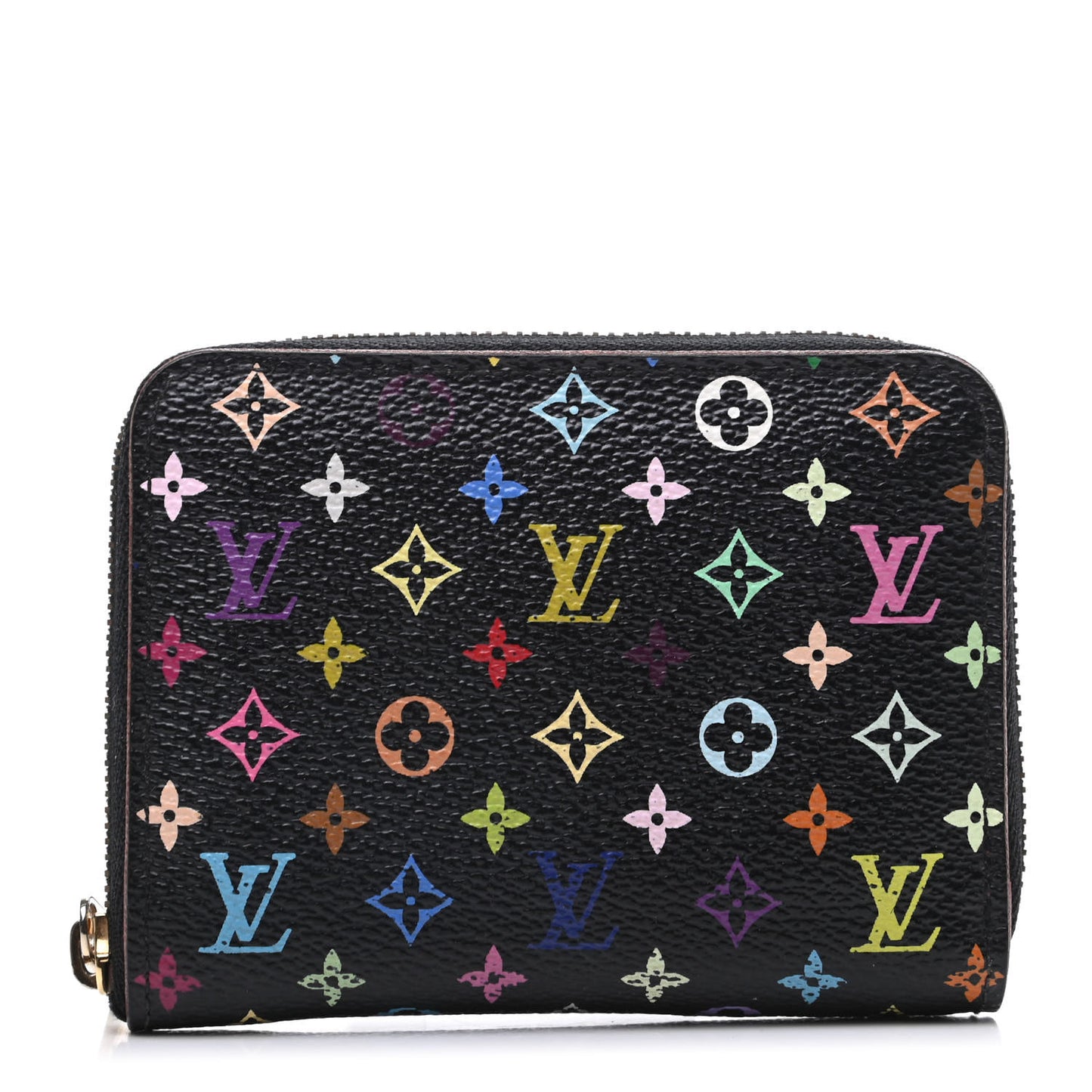Monogram Multicolor Zippy Coin Purse Black Grenade
