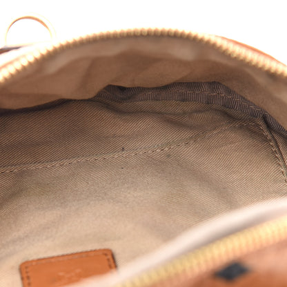 MCM Visetos Medium Fusten Belt Bag Cognac 5 of 9