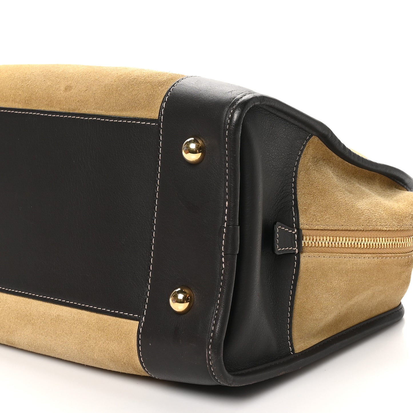 Suede Calfskin Amazona 36 Gold Brown