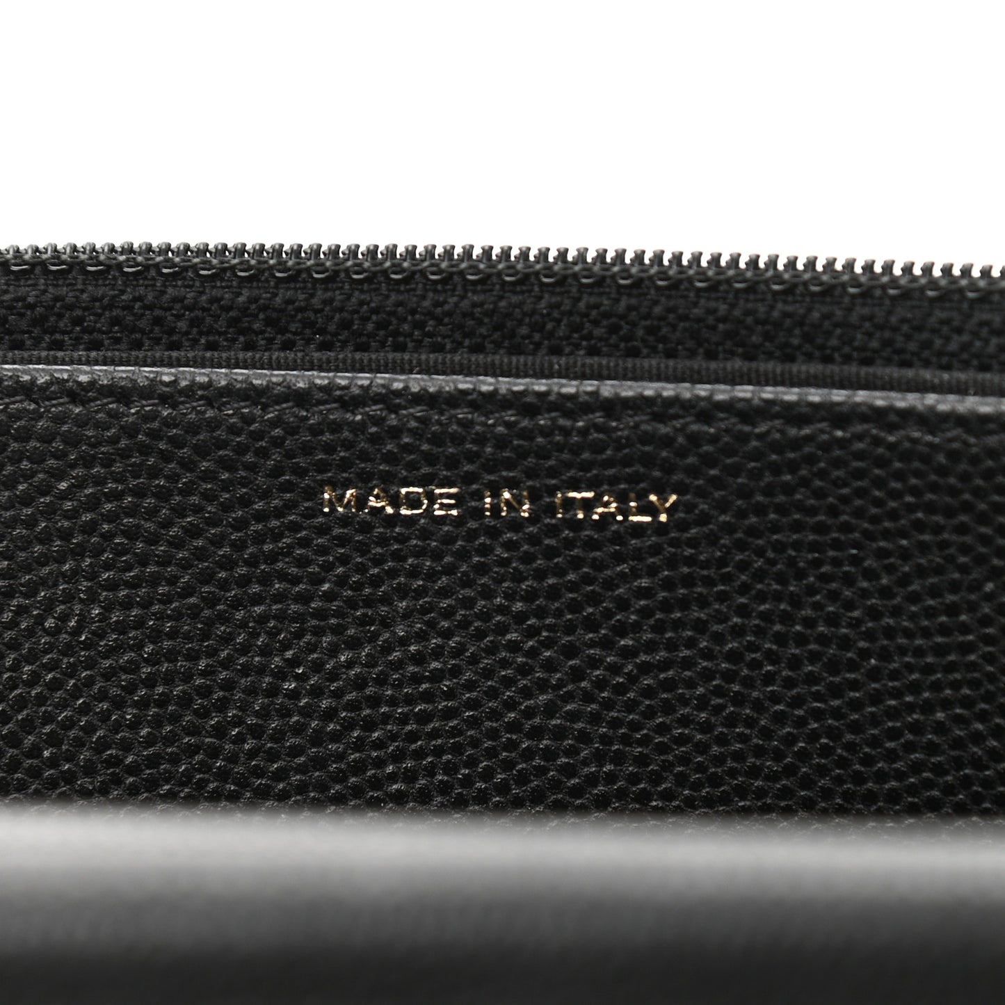 Caviar Camellia Embossed Wallet On Chain WOC Black