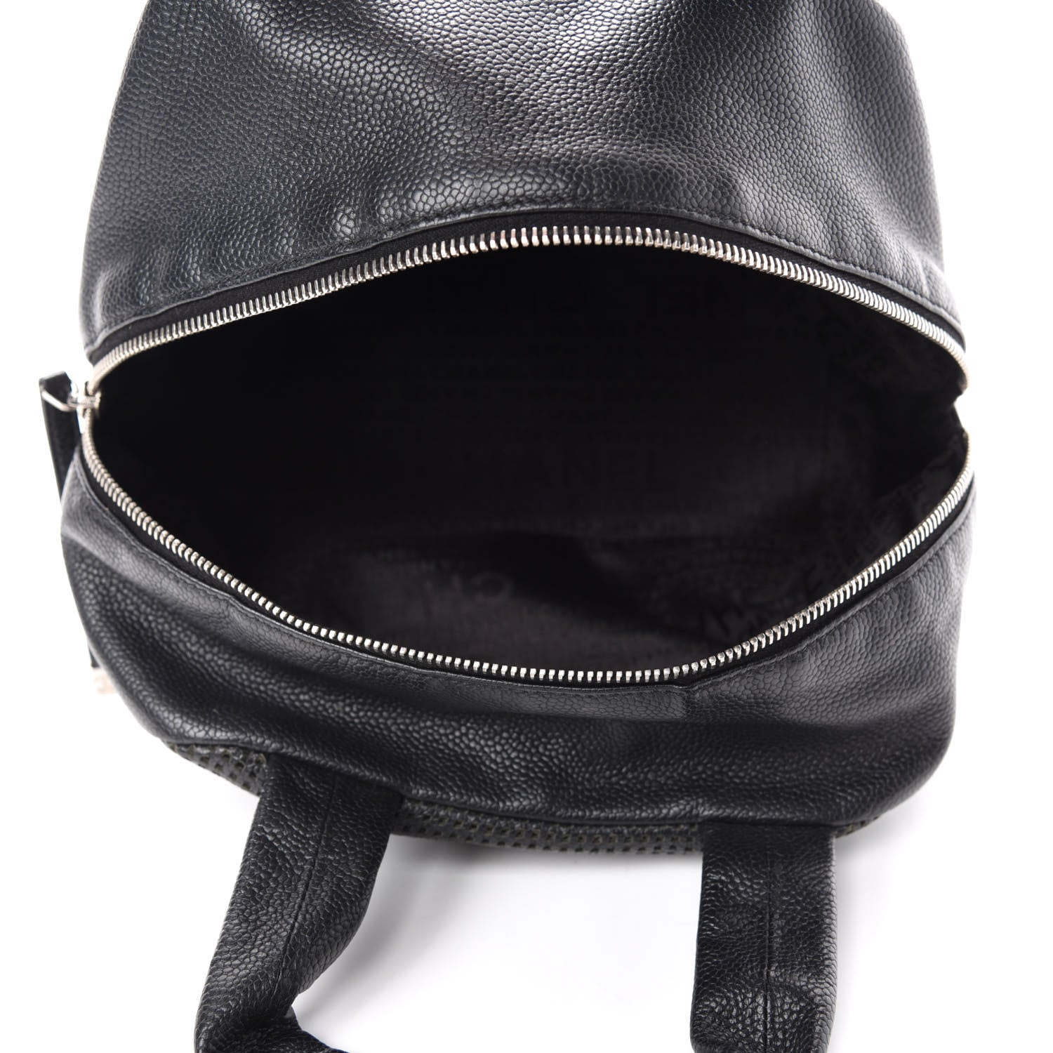 Chanel Caviar Perforated Bowler Black 5 of 10