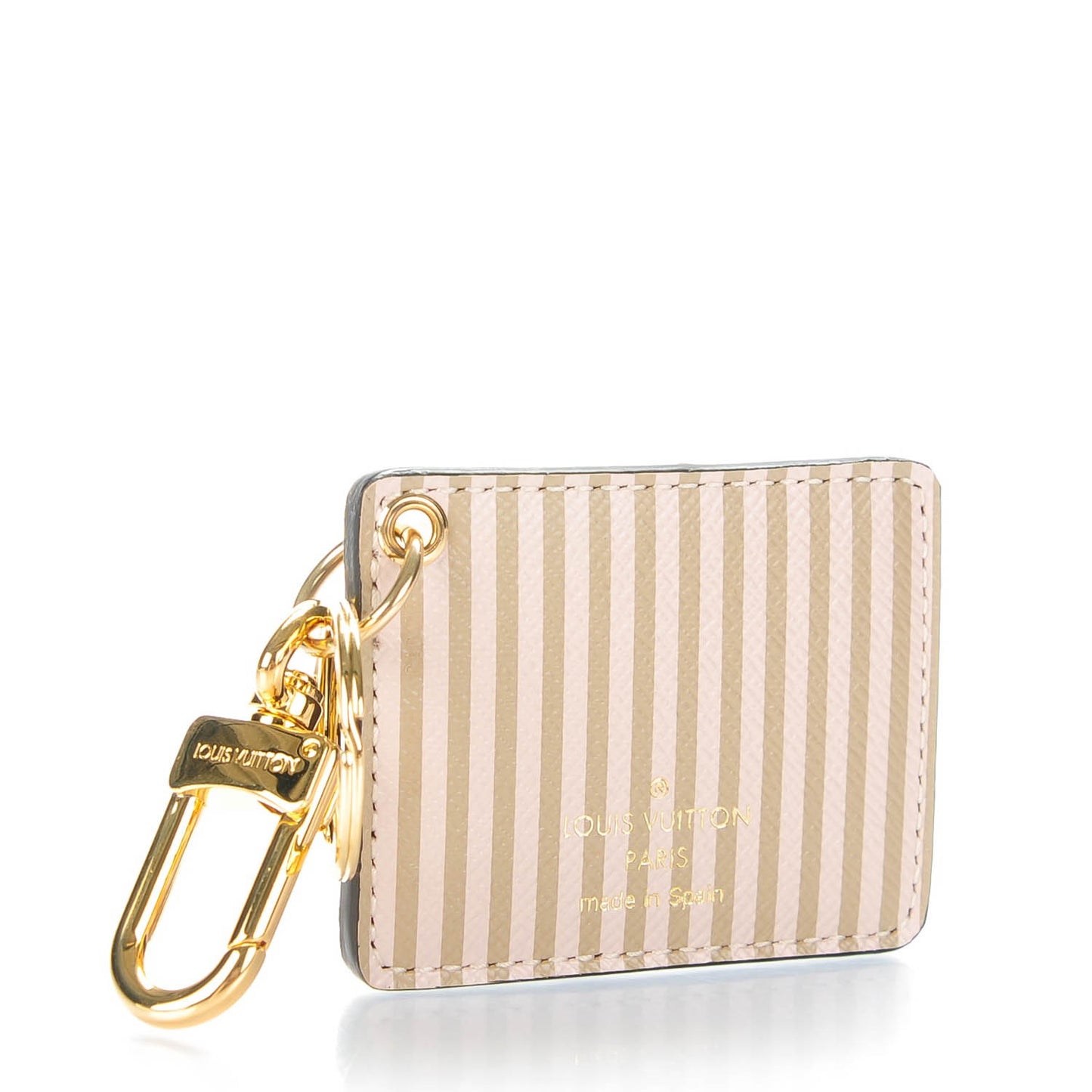 Damier Ebene Trunks and Locks Bag Charm