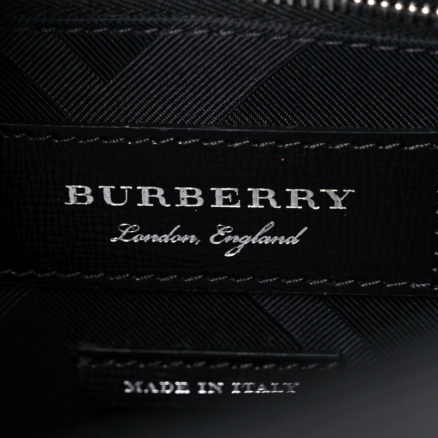 Grainy Calfskin Messenger Bag Black