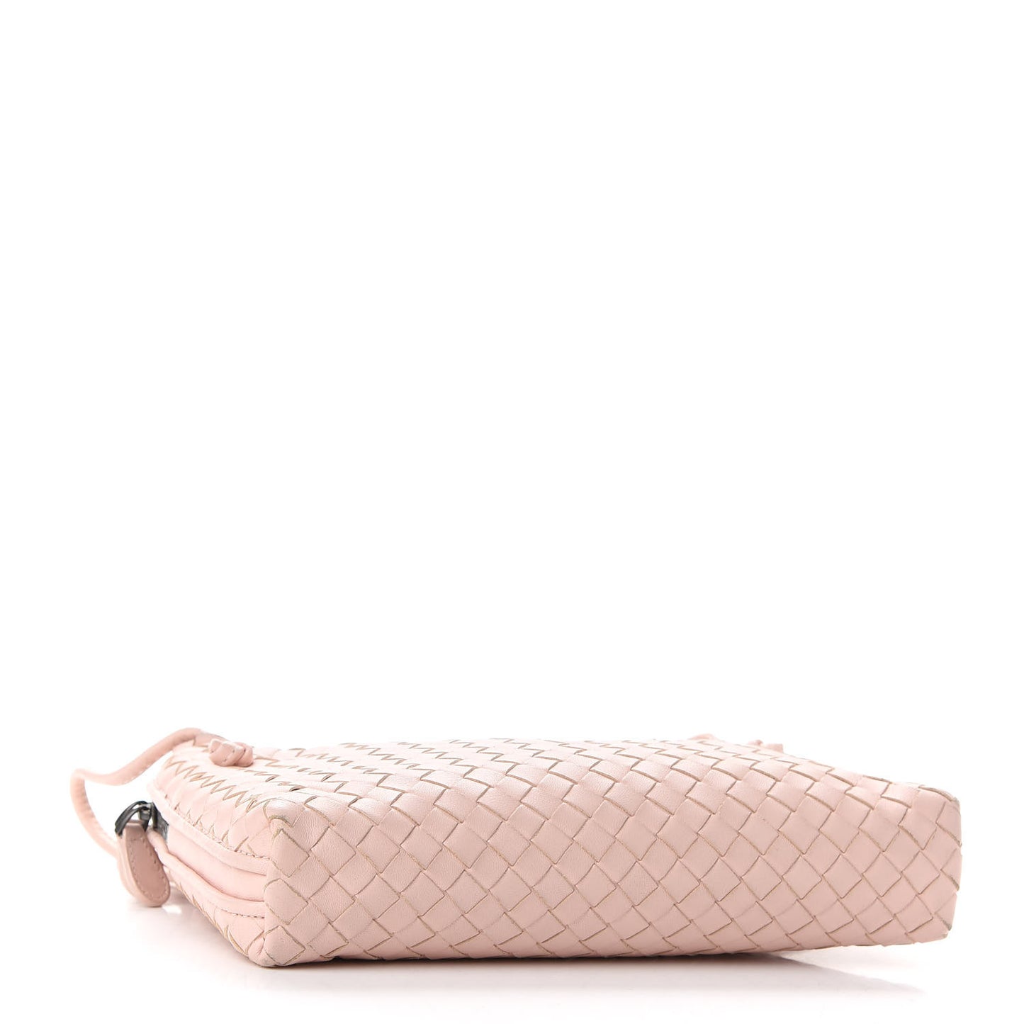 Nappa Intrecciato Nodini Crossbody Messenger Flamingo