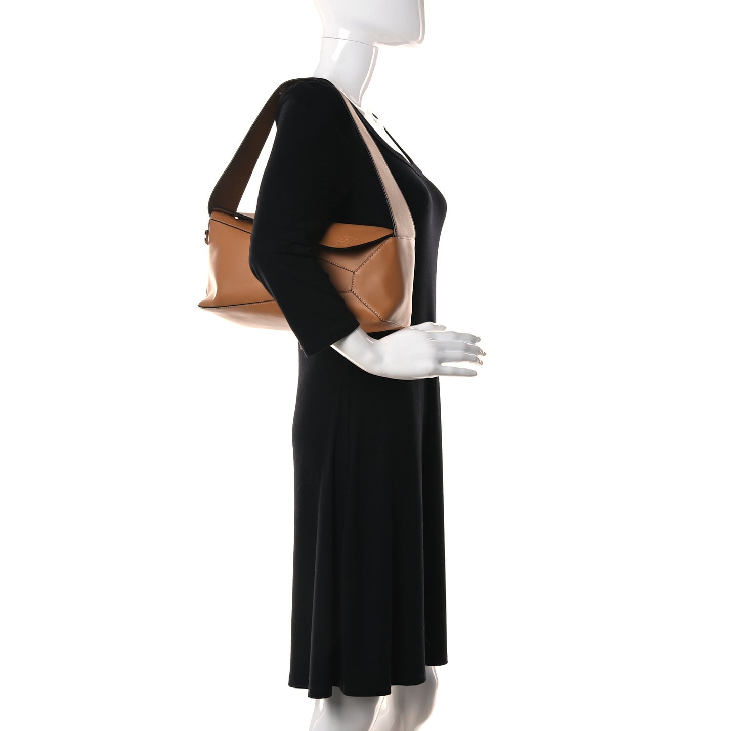 Calfskin Puzzle Hobo Tan