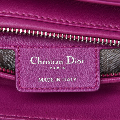 Christian Dior Lambskin Cannage Medium Lady Dior Pink 6 of 8