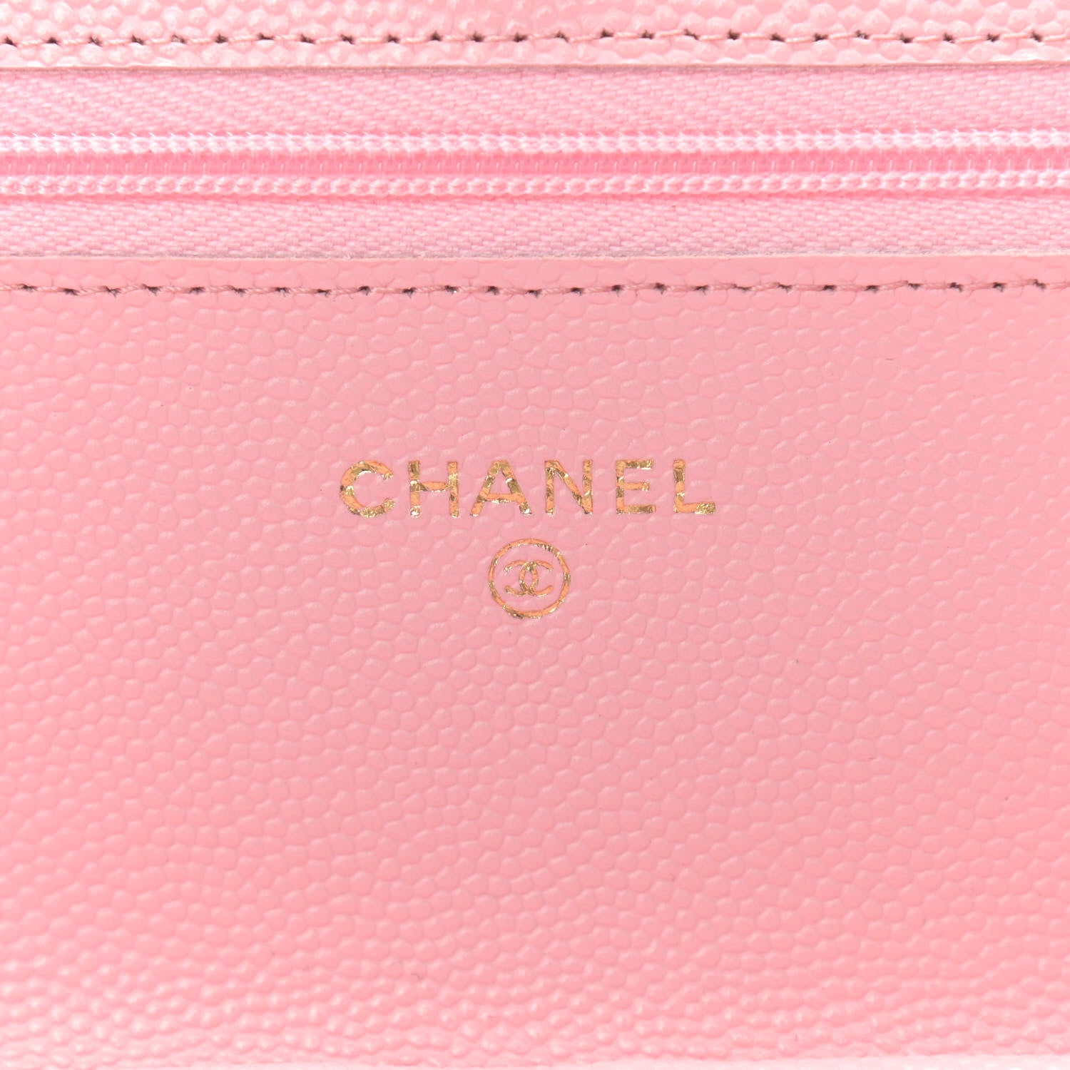Chanel Caviar Quilted Wallet On Chain WOC Light Pink 5 of 9