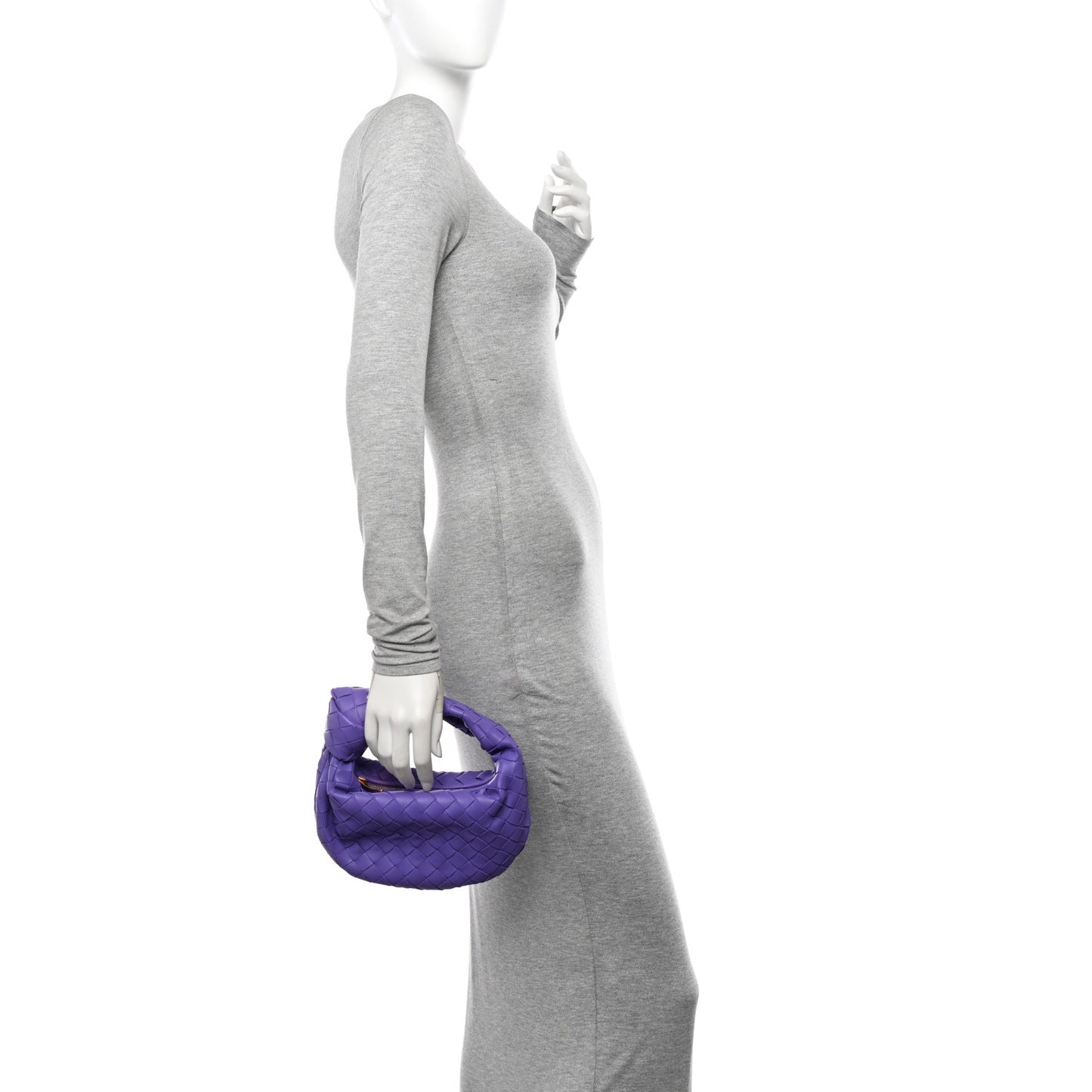Nappa Intrecciato Mini Jodie Purple