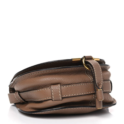 Chloe Calfskin Mini Marcie Round Crossbody Bag Nut 3 of 4