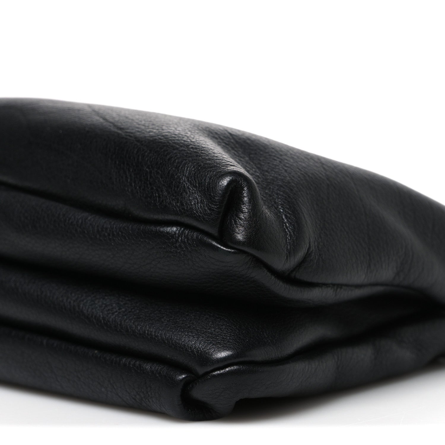 The Row Grained Calfskin Bourse Clutch Black 9 of 9