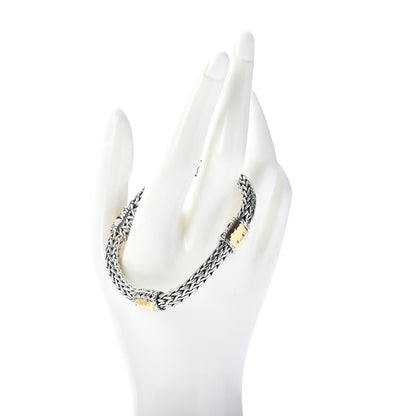 John Hardy Sterling Silver 22K Yellow Gold Palu Station Bracelet 2 of 4