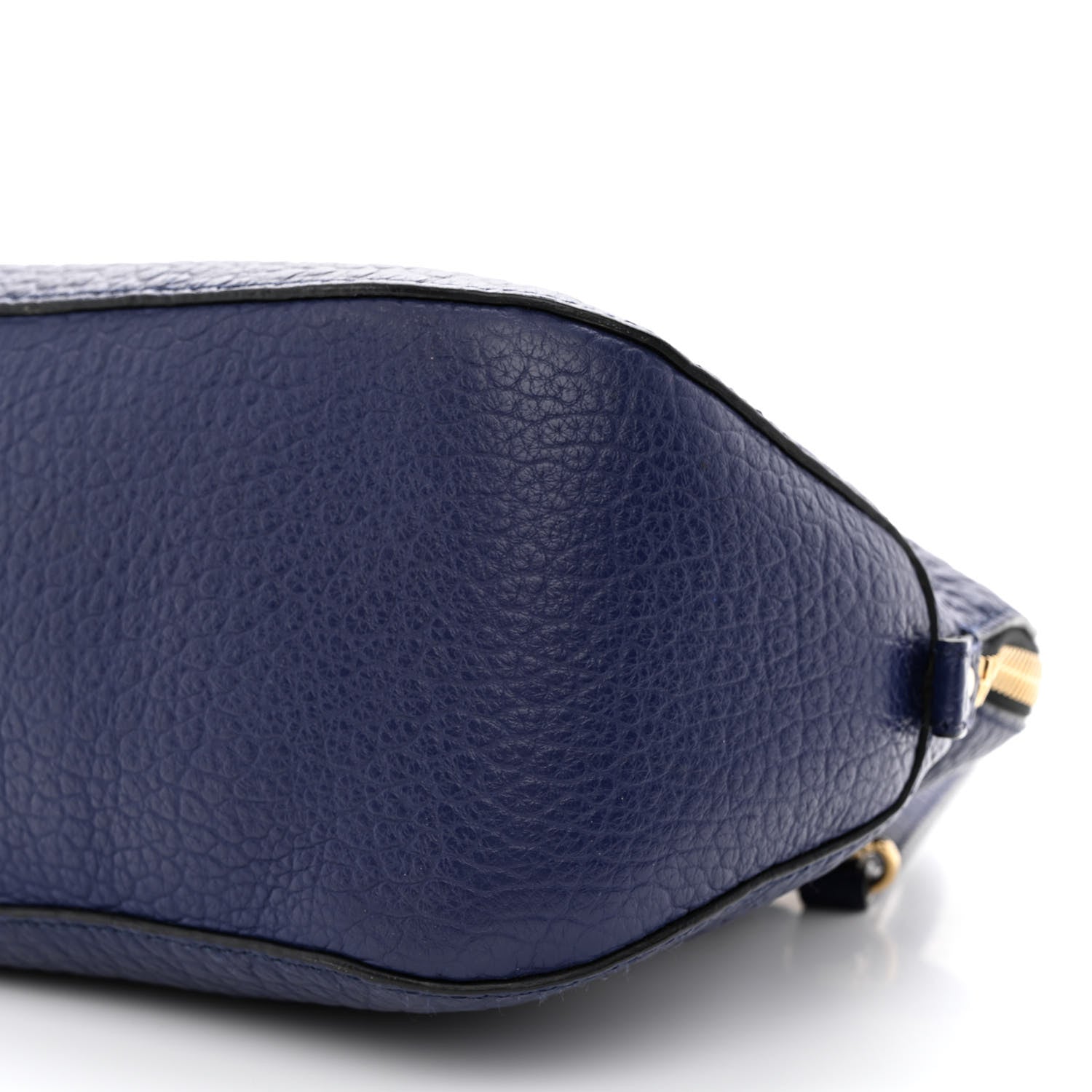 Burberry Heritage Grain Small Orchard Bowling Bag Navy Blue 11 of 13
