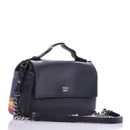 Fendi Vitello Dolce Hypnotic Micro Double Baguette Multicolor Blue Notte 3 of 14