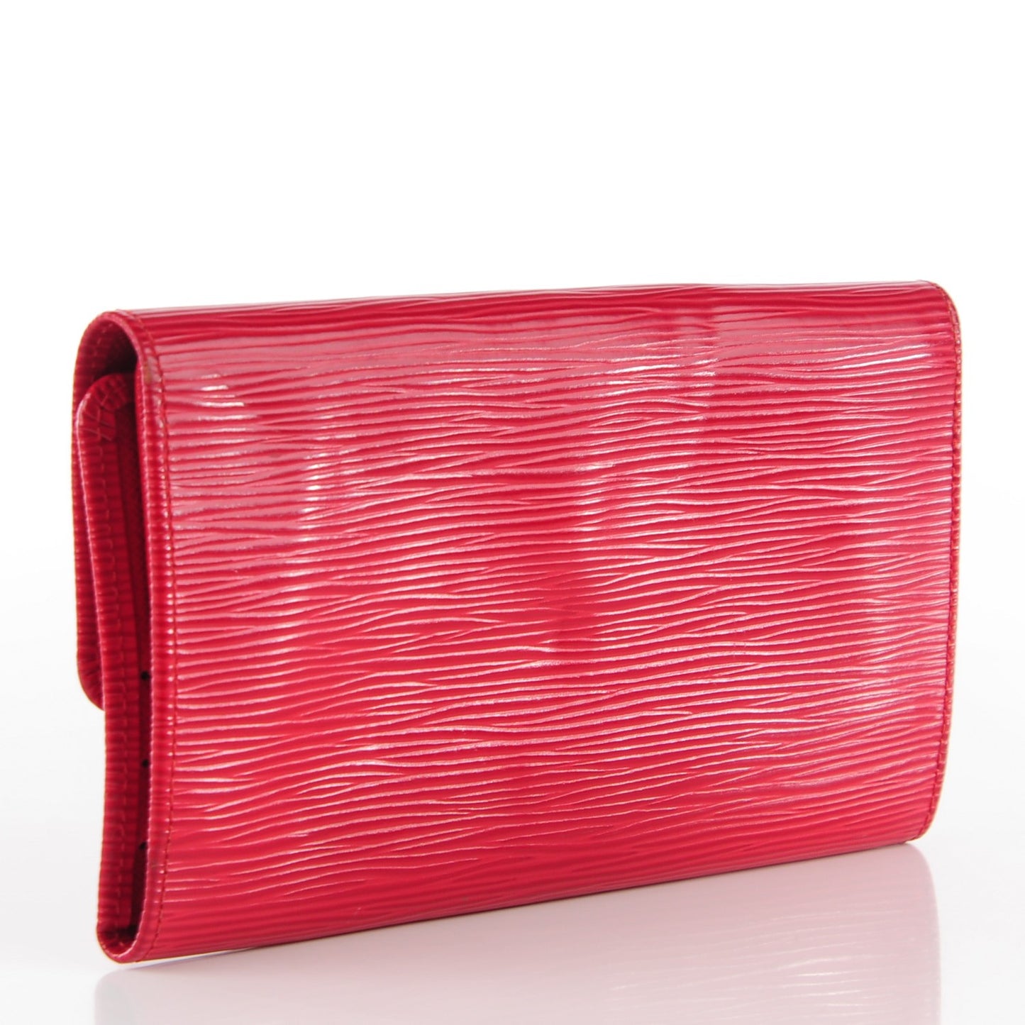 Epi Porte Tresor International Wallet Castillan Red