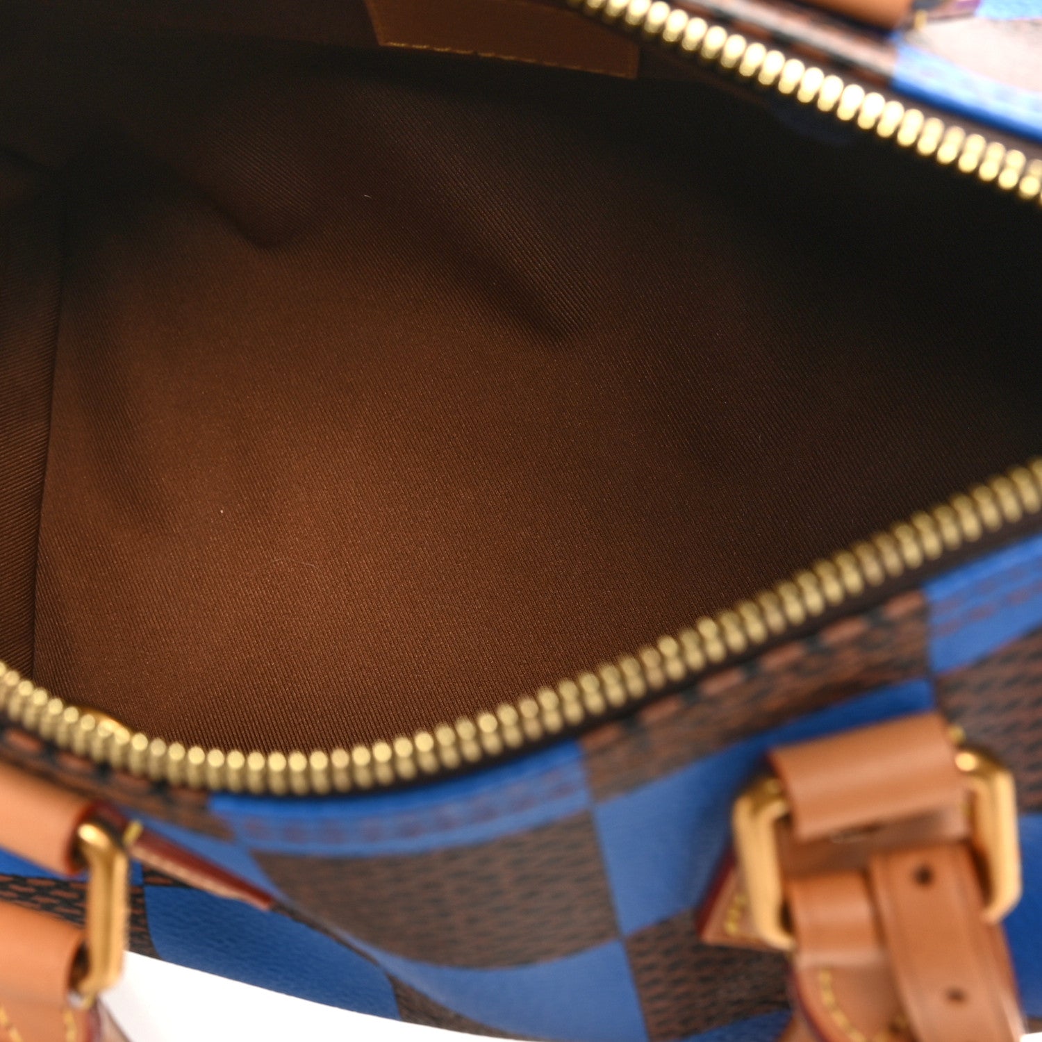 Louis Vuitton Damier Pop Speedy Bandouliere 25 Blue 5 of 9