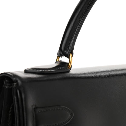 Hermes Box Kelly Retourne 32 Black 18 of 18