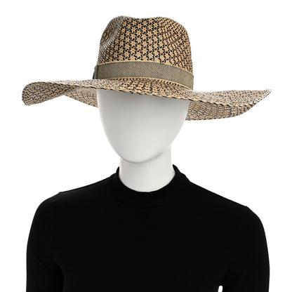Hermes Chapeau Femme Etna Panama Hat 57 Naturel Black 2 of 11