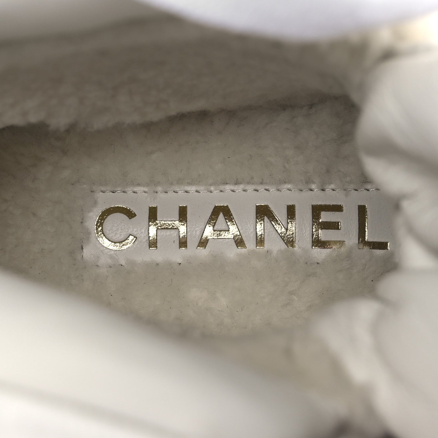 Chanel Crumpled Patent Lambskin Calfskin Quilted Lace Up Combat Boots 37 White Black 9 of 10