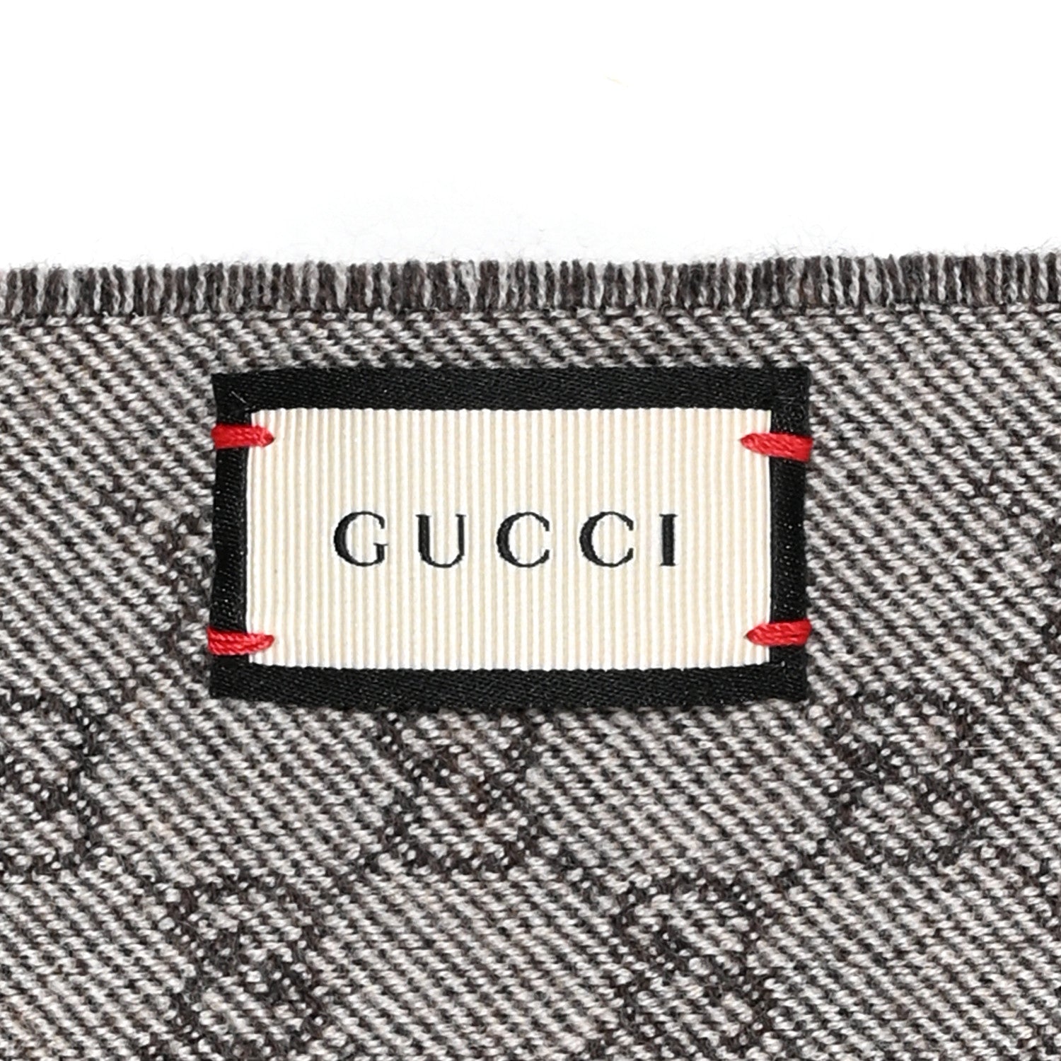 Gucci Wool GG Monogram Miniorophin Scarf Shell Pink 3 of 4