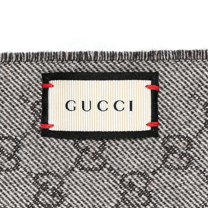 Gucci Wool GG Monogram Miniorophin Scarf Shell Pink 3 of 4