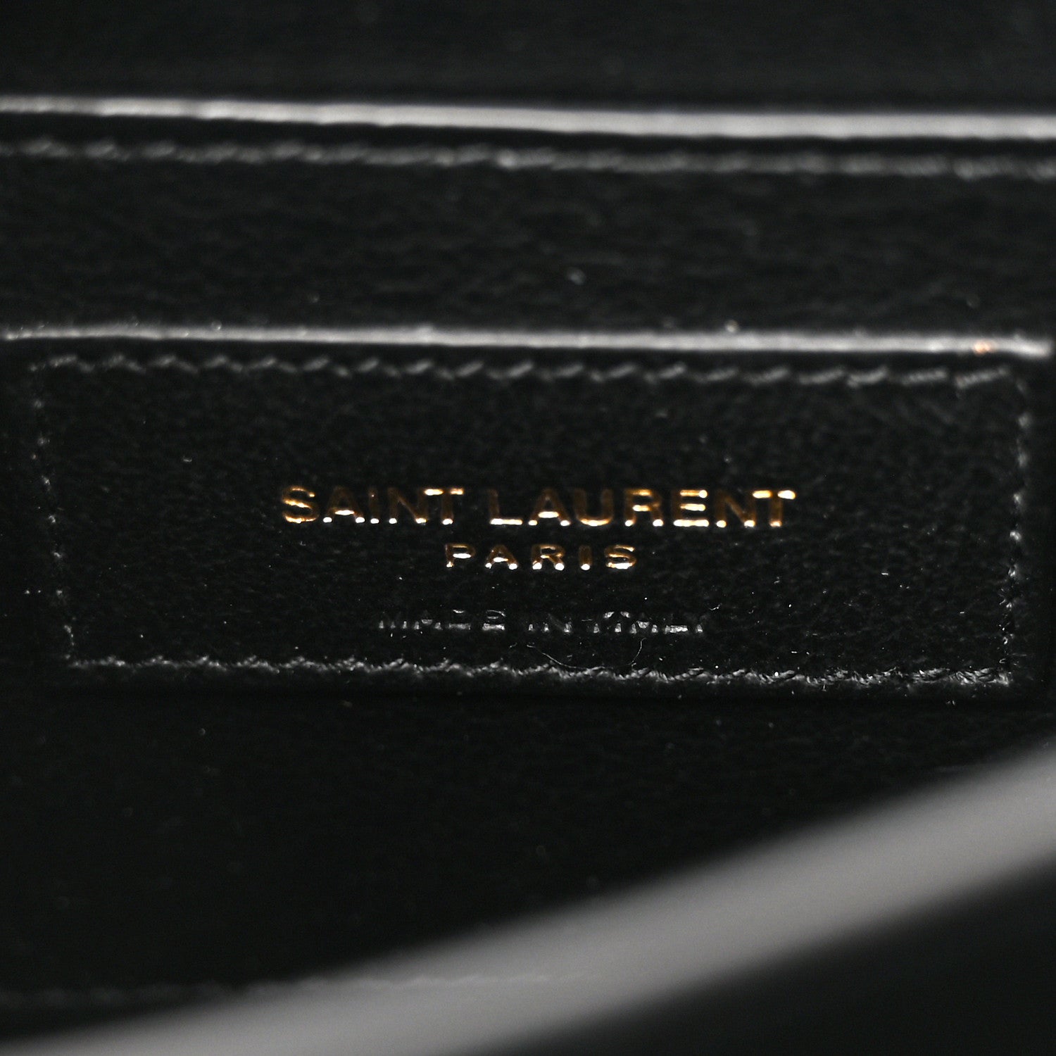 Saint Laurent Grain de Poudre Mini Classic Monogram Cassandra Top Handle Black 6 of 10