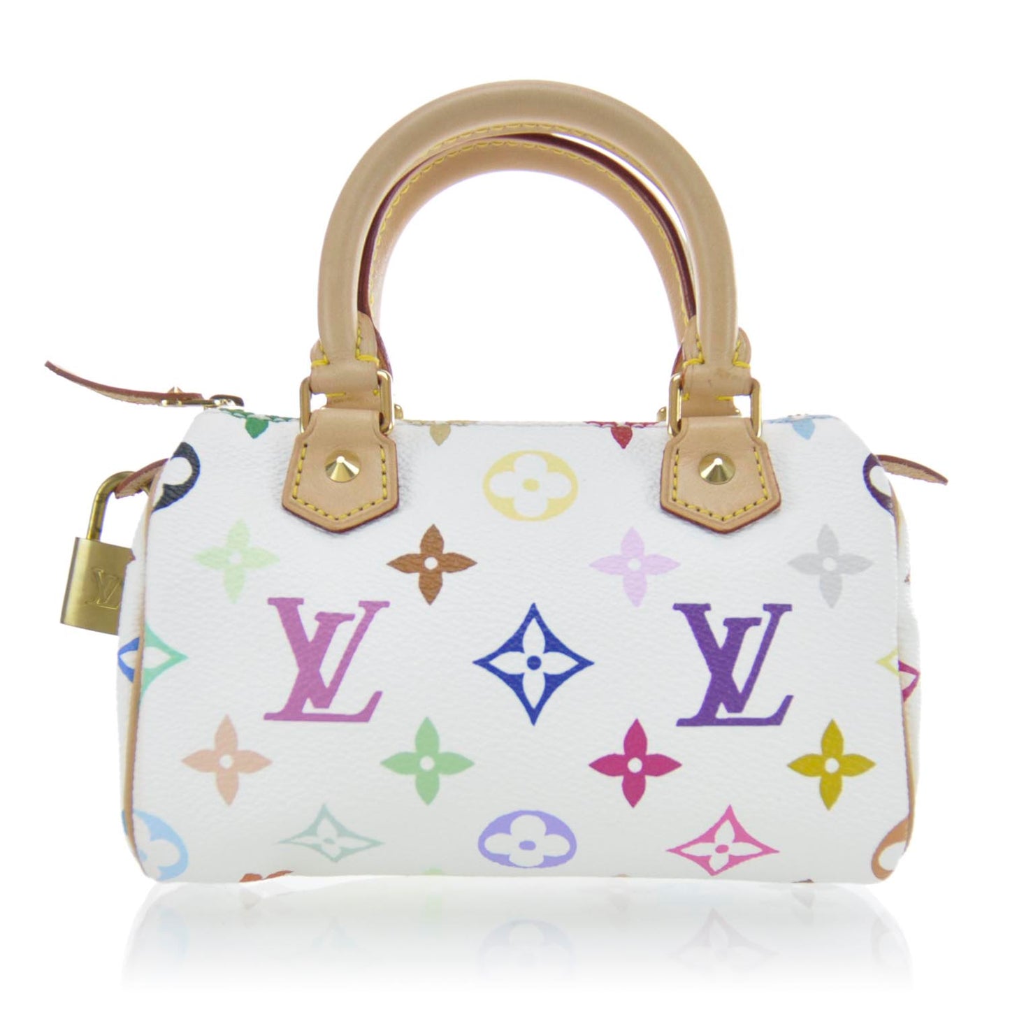 Monogram Multicolor Mini Sac HL Speedy White
