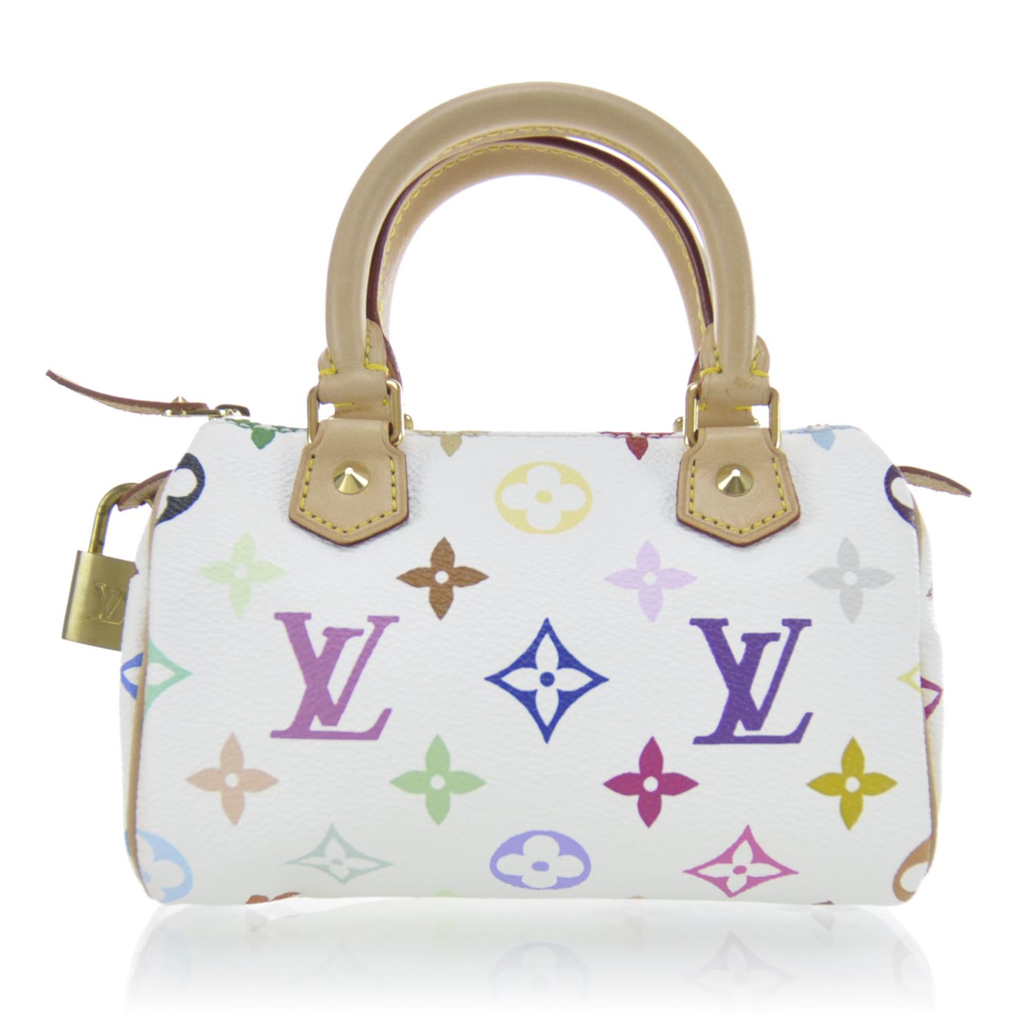 Louis Vuitton Monogram Multicolor Mini Sac HL Speedy White 1 of 9