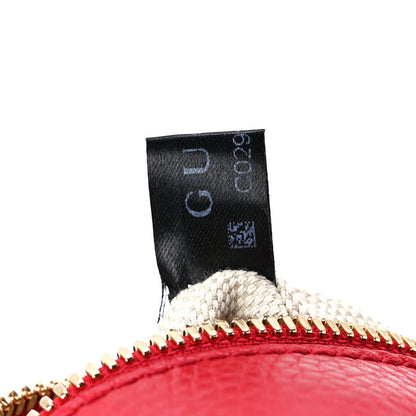 Gucci Pebbled Calfskin Small Soho Disco Bag Vibrant Red 8 of 12