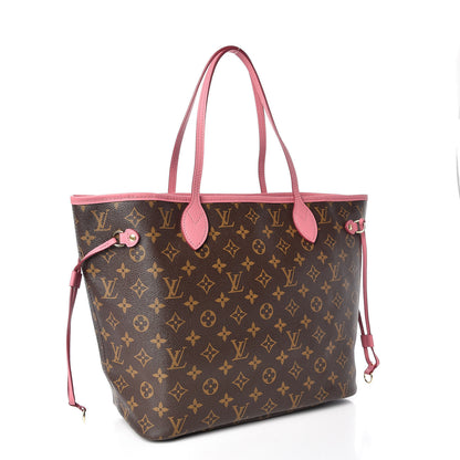 Louis Vuitton Monogram Articles de Voyage Ikat Neverfull MM Rose Velours 3 of 9