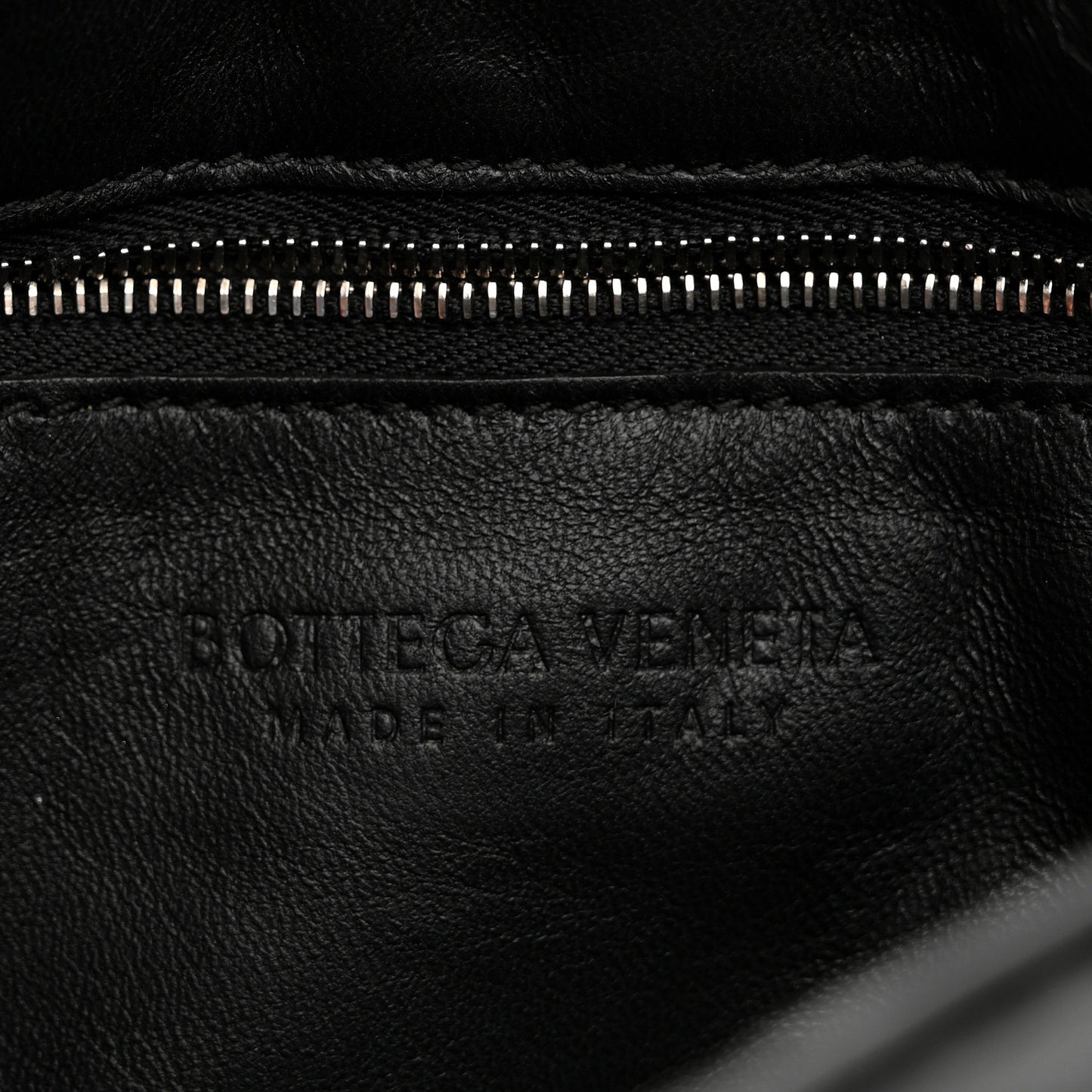 Nappa Maxi Intreccio Padded Cassette Crossbody Bag Black