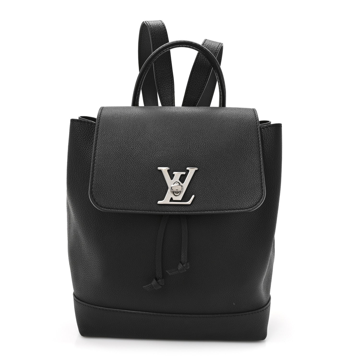 Louis Vuitton Calfskin Lockme Backpack Black 1 of 9