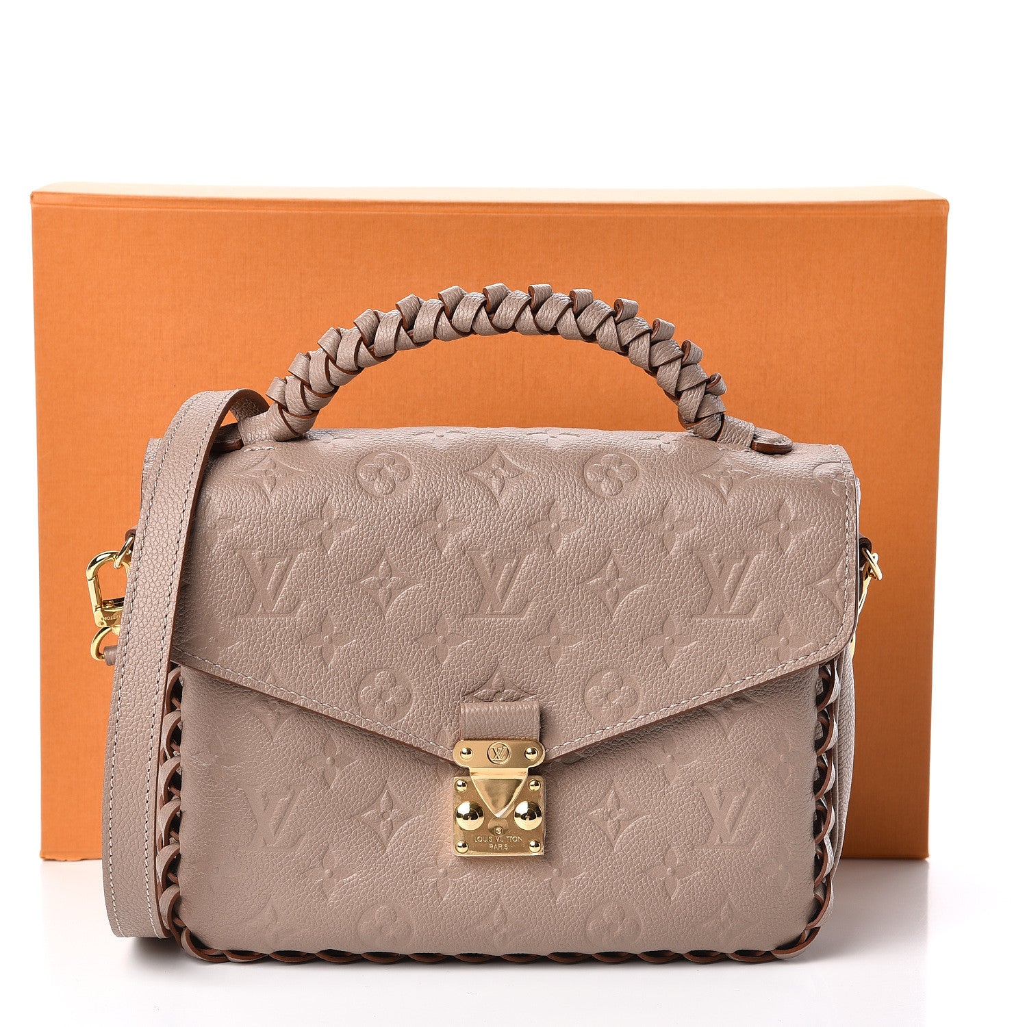 Louis Vuitton Empreinte Braided Pochette Metis Vison 10 of 10