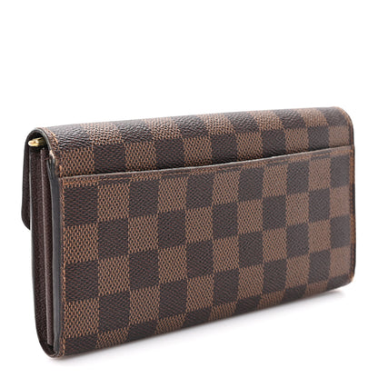 Louis Vuitton Damier Ebene Sarah Wallet NM 3 of 8