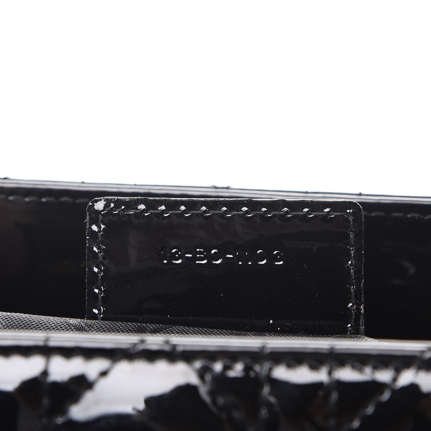 Christian Dior Patent Cannage Large Lady Dior Black 8 of 8