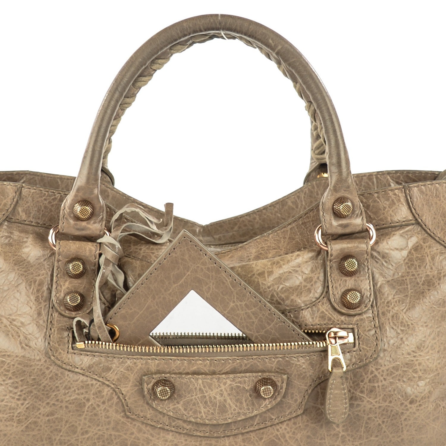 Balenciaga Agneau Giant 12 Rose Gold Hardware City Gris Poivre 13 of 13