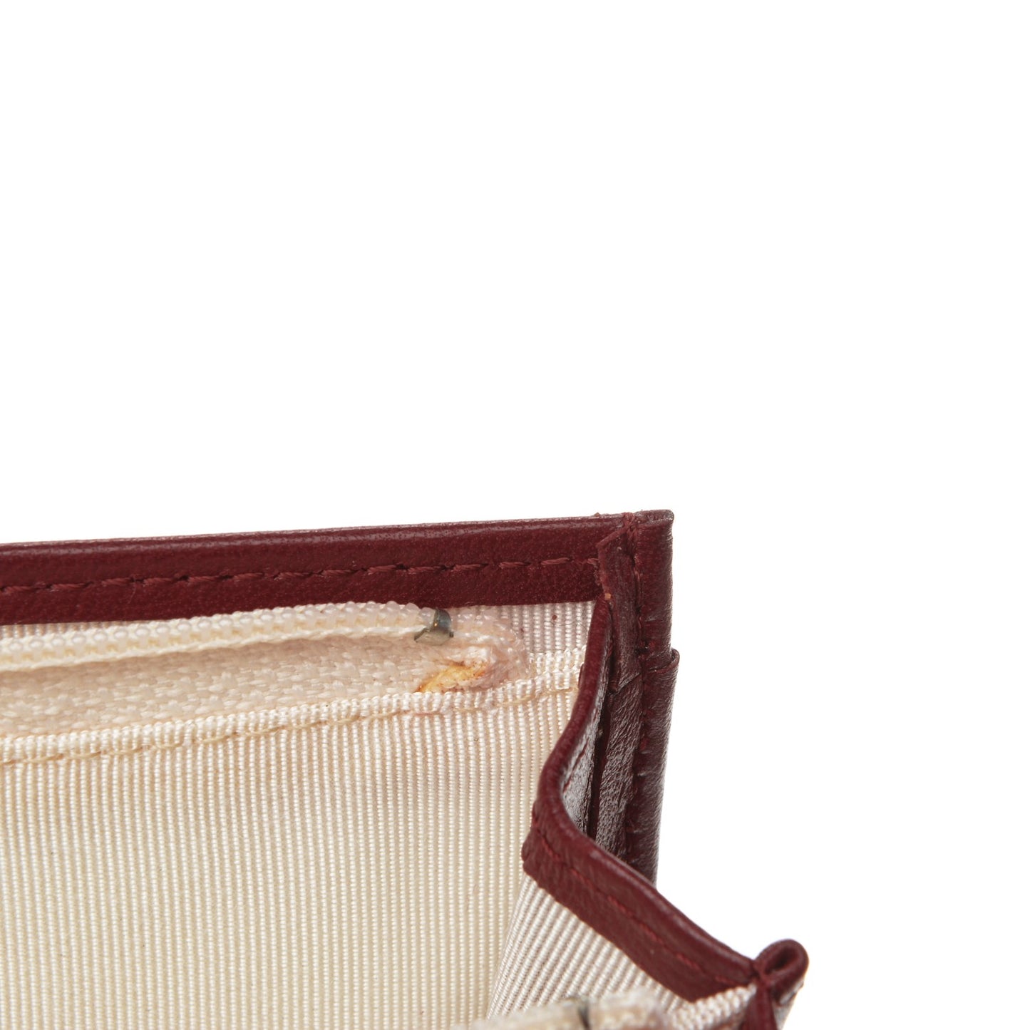 Lambskin Mademoiselle Yen Wallet Red