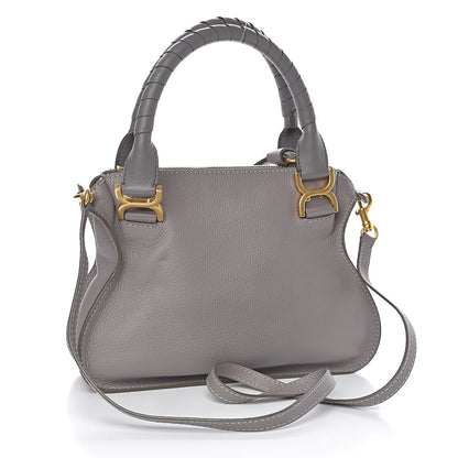 Chloe Calfskin Small Marcie Satchel Cashmere Grey 4 of 12